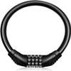 Bike Lock Portable Bike Locks Cable High Security Bicycle Lock Cycling Lock with 4-Digits Codes Ideal to Secure Bike, Motorbike, Cycles