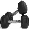 HAJEX Premium Rubber Hex Dumbbell Sets in Pounds - 20-70 LB Pairs (540 LB) view 2