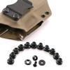 [12 Pack] HolsterSmith Slotted Post Ultra Holster Mounting Assembly - (SPUMA) - (Small) - (Black) - for KYDEX Holster & Knife Sheath Retention and Attachment Mounting view 3