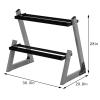 BELUND Dumbbell Rack Stand,Z-Frame Dumbbell Rack Stand for Home Exercise, 2 Tier Weight Rack for Dumbbells Pliers Rack Stand view 3