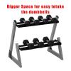 BELUND Dumbbell Rack Stand,Z-Frame Dumbbell Rack Stand for Home Exercise, 2 Tier Weight Rack for Dumbbells Pliers Rack Stand view 4
