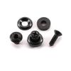 [12 Pack] HolsterSmith Slotted Post Ultra Holster Mounting Assembly - (SPUMA) - (Medium) - (Black) - for KYDEX Holster & Knife Sheath Retention and Attachment Mounting view 2