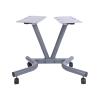 BELUND Dumbbell Rack Stand Steel Dumbbell Holder Metal Weight Rack Storage Stand with Wheels Dumbbell Sets Weights for Home Gym (Color : Gray) view 1