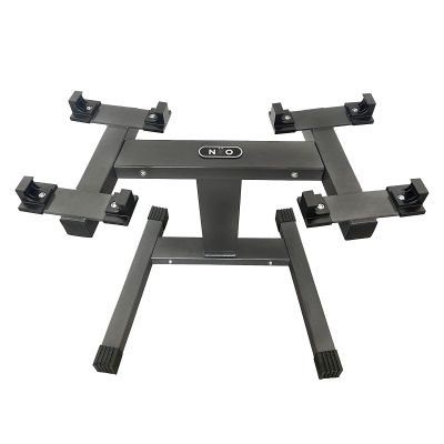 BELUND Dumbbell Rack Stand,Adjustable Kettlebell Dumbbell Stand Can Hold 20-45kg, Steel Dumbbell Bench Suitable for Home Gym (Size : Small)