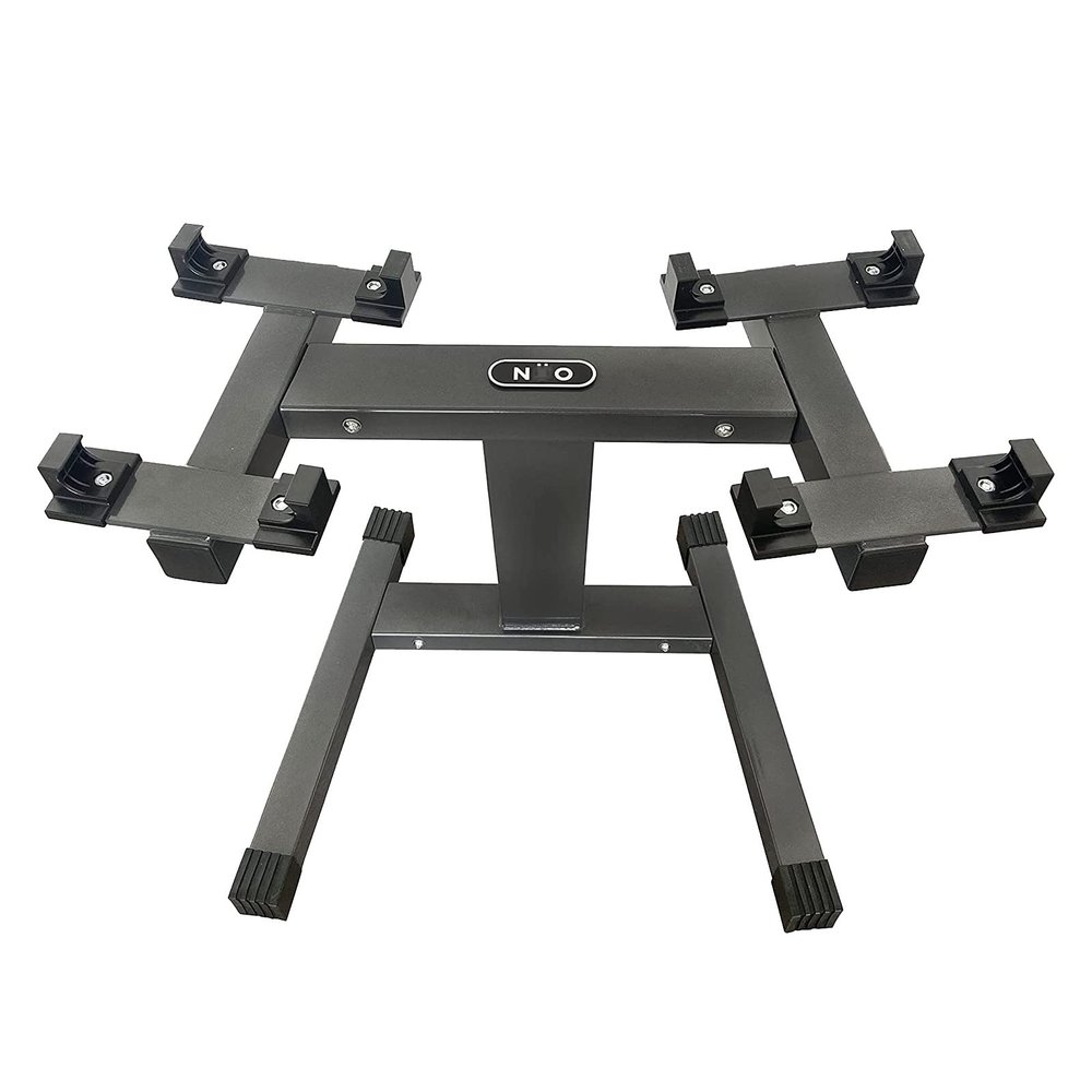 BELUND Dumbbell Rack Stand,Adjustable Kettlebell Dumbbell Stand Can Hold 20-45kg, Steel Dumbbell Bench Suitable for Home Gym (Size : Small)