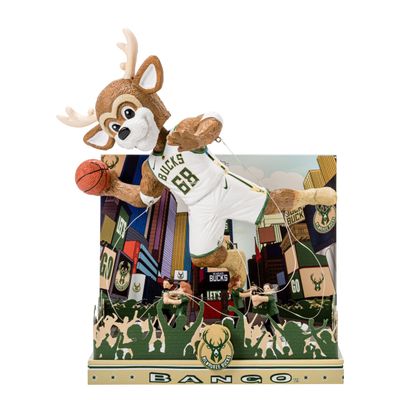 FOCO Milwaukee Bucks NBA Bango Thanksgiving Mascot Bobblehead