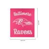Baltimore Ravens NFL Throw Blanket with Plush Unicorn view 2