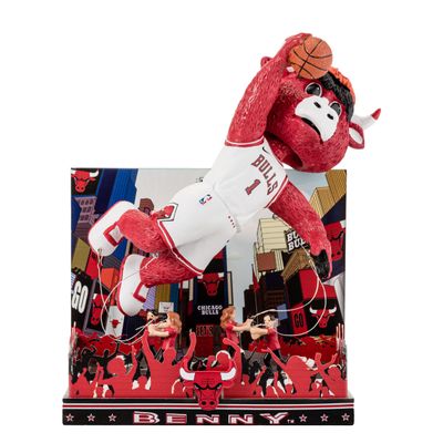 FOCO Chicago Bulls NBA Benny The Bull Thanksgiving Mascot Bobblehead