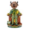 FOCO North Dakota State Bison NCAA Thundar Holiday Mascot Bobblehead view 1