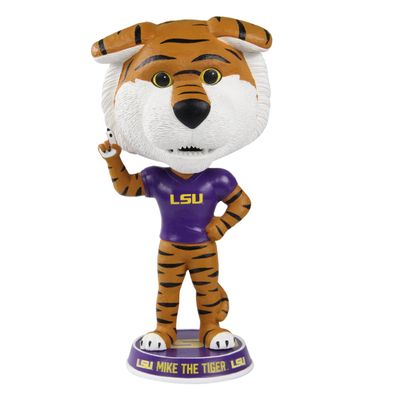 FOCO LSU Tigers NCAA Mike The Tiger Mascot Bighead Bobblehead