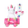 Buffalo Bills NFL Throw Blanket with Plush Unicorn view 1