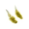 Rooster Saddle Hackle Feathers - Loose - Olive Green - 150 Pcs view 1