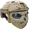 Aifordge Tactical Mask Protective Full Face Clear Goggle Skull mask Dual Mode Wearing Design Adjustable Strap,Costume Parties and Movie Props view 2