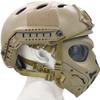Aifordge Tactical Mask Protective Full Face Clear Goggle Skull mask Dual Mode Wearing Design Adjustable Strap,Costume Parties and Movie Props view 3