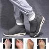 DHIJUPNG Ultra-Light Breathable Arch Support Sneakers,Warm Wool Boots Casual Orthopedics Wide Feet Swollen Shoes Thumb Eversion Soft Comfort Adjust Diabetic Recovery Walking Shoes Men 5.5/Women 6.5 view 2