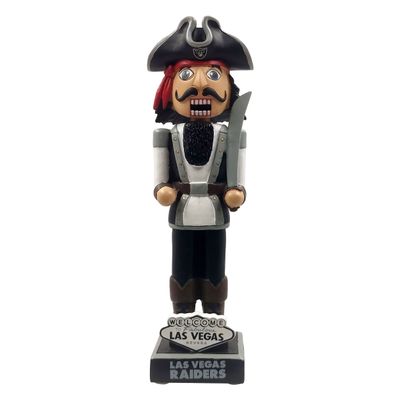 FOCO Las Vegas Raiders NFL Thematic Nutcracker Bobblehead