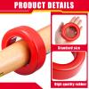 Deekin 2 Pack Baseball Bat Weight 16 oz Baseball Donuts for Adult Youth Softball Batting Weights Swing Training Hitting Practice Standard Bats view 4