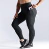NELEUS High Waist Buttery Soft Tummy Control Yoga Pants Running Workout Leggings, 2 Pack, 9069,Black/Light Purple,US M,EU L view 2
