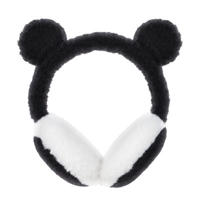 Ibluelover Kids Winter Earmuffs Cute Animal Ear Warmers Frost-proof Ear Cover Headband Outdoor Plush Ear Muffs with Panda Ear