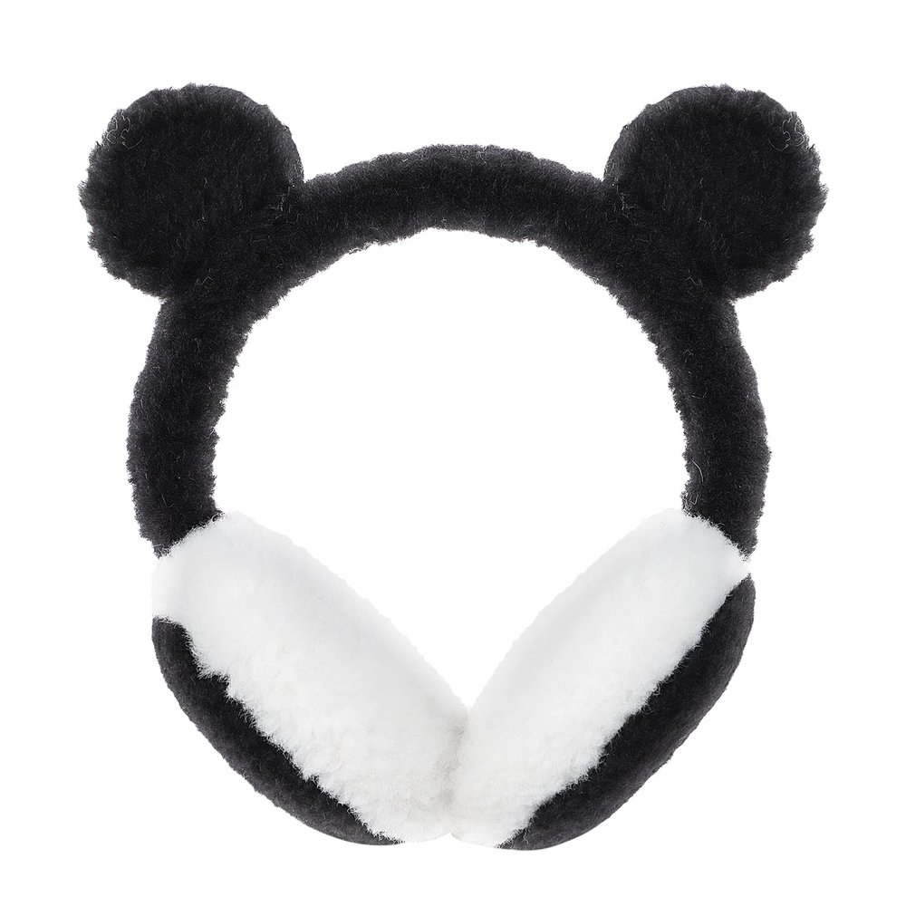 Ibluelover Kids Winter Earmuffs Cute Animal Ear Warmers Frost-proof Ear Cover Headband Outdoor Plush Ear Muffs with Panda Ear