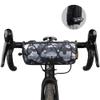 Rhinowalk Bike Handlebar Bag, Bicycle Front Bag Shoulder Bag Storage Bag with Shoulder Strap for Road Mountain Bike Cycling Travel (Camouflage grey) view 1