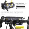 Rhinowalk Bike Handlebar Bag, Bicycle Front Bag Shoulder Bag Storage Bag with Shoulder Strap for Road Mountain Bike Cycling Travel (Camouflage grey) view 4