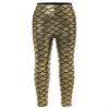 Loloda Girls Kids Shiny Metallic Yoga Active Leggings Thick Warm Athletic Tights Fleece Pants for Workout Fitness Sports Gold 2-3 Years view 2