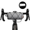 Rhinowalk Bike Handlebar Bag, Bicycle Front Bag Shoulder Bag Storage Bag with Shoulder Strap for Road Mountain Bike Cycling Travel (Reflective grey) view 1
