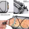 Rhinowalk Bike Handlebar Bag, Bicycle Front Bag Shoulder Bag Storage Bag with Shoulder Strap for Road Mountain Bike Cycling Travel (Reflective grey) view 3