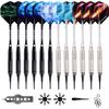 WIN.MAX Darts Plastic Tip - Soft Tip Darts Set - 12 Pcs 18 Gram with 100 Extra Dart Tips 12 Flights Flight Protectors and Wrench for Electronic Dart Board view 1