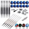 WIN.MAX Darts Plastic Tip - Soft Tip Darts Set - 12 Pcs 18 Gram with 100 Extra Dart Tips 12 Flights Flight Protectors and Wrench for Electronic Dart Board view 2
