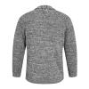 XUNRYAN Mens Sweater Cardigans Cable Knit Casual Button Sweater Shawl Collar Fleece Long-Sleeve Chenille Sweater w Pockets view 4