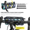 Rhinowalk Bike Handlebar Bag Bicycle Front Bag Shoulder Bag Storage Bag with Shoulder Strap for Road Mountain Bike Cycling Travel (Camouflage blue) view 4
