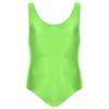 FEESHOW Mens Sissy Lingerie Cutout Sleeveless High Cut Thong Workout Bodysuit Leotard Underwear Fluorescent Green X-Large view 3