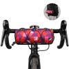 Rhinowalk Bike Handlebar Bag Bicycle Front Bag Shoulder Bag Storage Bag with Shoulder Strap for Road Mountain Bike Cycling Accessories-Camouflage Red view 1