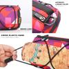 Rhinowalk Bike Handlebar Bag Bicycle Front Bag Shoulder Bag Storage Bag with Shoulder Strap for Road Mountain Bike Cycling Accessories-Camouflage Red view 3
