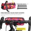 Rhinowalk Bike Handlebar Bag Bicycle Front Bag Shoulder Bag Storage Bag with Shoulder Strap for Road Mountain Bike Cycling Accessories-Camouflage Red view 4
