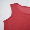 LTHYTY 12 Pack Scrimmage Vest/Team Training Jerseys/Sports Pinnies/Practice Jerseys/Soccer Bibs with Carry Bag (as1, Alpha, x_l, Regular, Regular, red) view 3