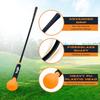 Yes4All 48 Inches Golf Swing Trainer, Golf Warm-Up Alignment Stick for Tempo, Rhythm, Balance, and Strength Training for Chipping - Orange view 3