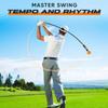 Yes4All 48 Inches Golf Swing Trainer, Golf Warm-Up Alignment Stick for Tempo, Rhythm, Balance, and Strength Training for Chipping - Orange view 4