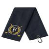 CybGene Golf Towel Gifts - Microfiber Golf Towels for Men and Women on Birthday, Christmas, 16'x 24', Black, Initial F view 1