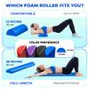 Yes4All High-Density EPP Half Round Back Roller Foam, Exercise Foam Roller for Yoga, Pilates & Stretching - 12, 18, 24, 36 inch view 2