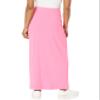 Show Me Your Mumu Women's Girls' Slim Size elle Skirt, hot Pink Rib Knit view 2