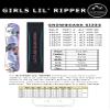 Girls Lil' Ripper Beginner (Rocker Camber) Snowboard 115CM view 4