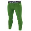 DEVOROPA Boys Leggings Quick Dry Youth Compression Pants Sports Tights Basketball Base Layer Green S view 1