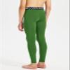 DEVOROPA Boys Leggings Quick Dry Youth Compression Pants Sports Tights Basketball Base Layer Green S view 3