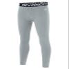 DEVOROPA Boys Leggings Quick Dry Youth Compression Pants Sports Tights Basketball Base Layer Light Gray L view 1