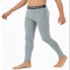 DEVOROPA Boys Leggings Quick Dry Youth Compression Pants Sports Tights Basketball Base Layer Light Gray L view 2