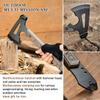 17.5in Full Tang Camping Axe Tomahawk with Nylon Sheath, Tactical and Survival Hatchet with Hammer for Axe Throwing, Outdoor Camping Hiking and Chopping Wood view 4