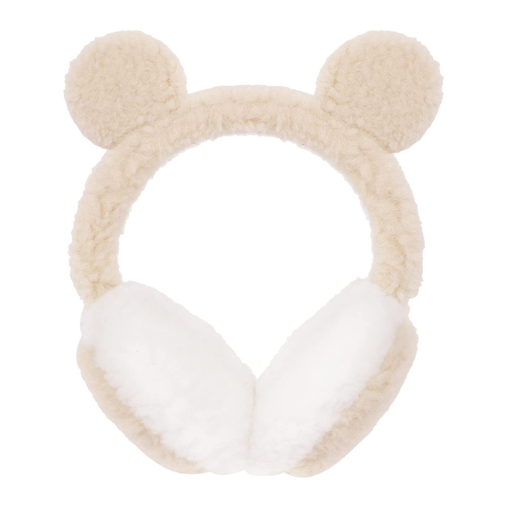Ibluelover Kids Winter Earmuffs Cute Animal Ear Warmers Frost-proof Ear Cover Headband Outdoor Plush Ear Muffs with Panda Ear